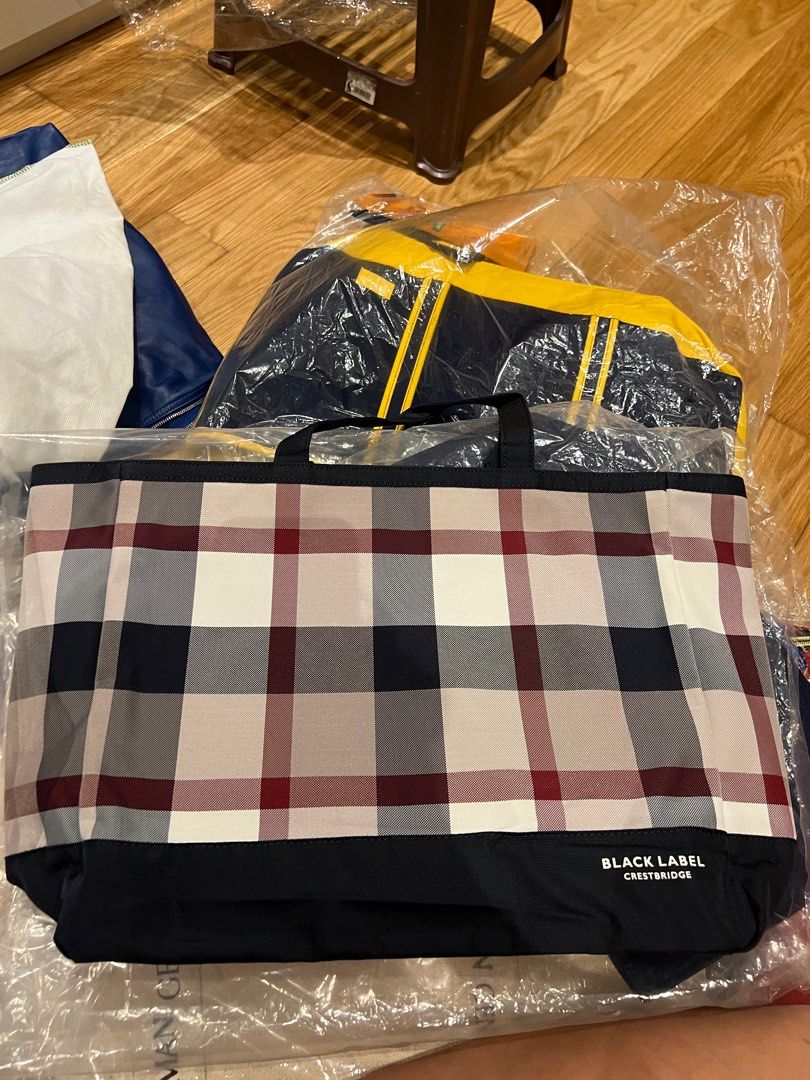 Burberry Blue label black label tote bags