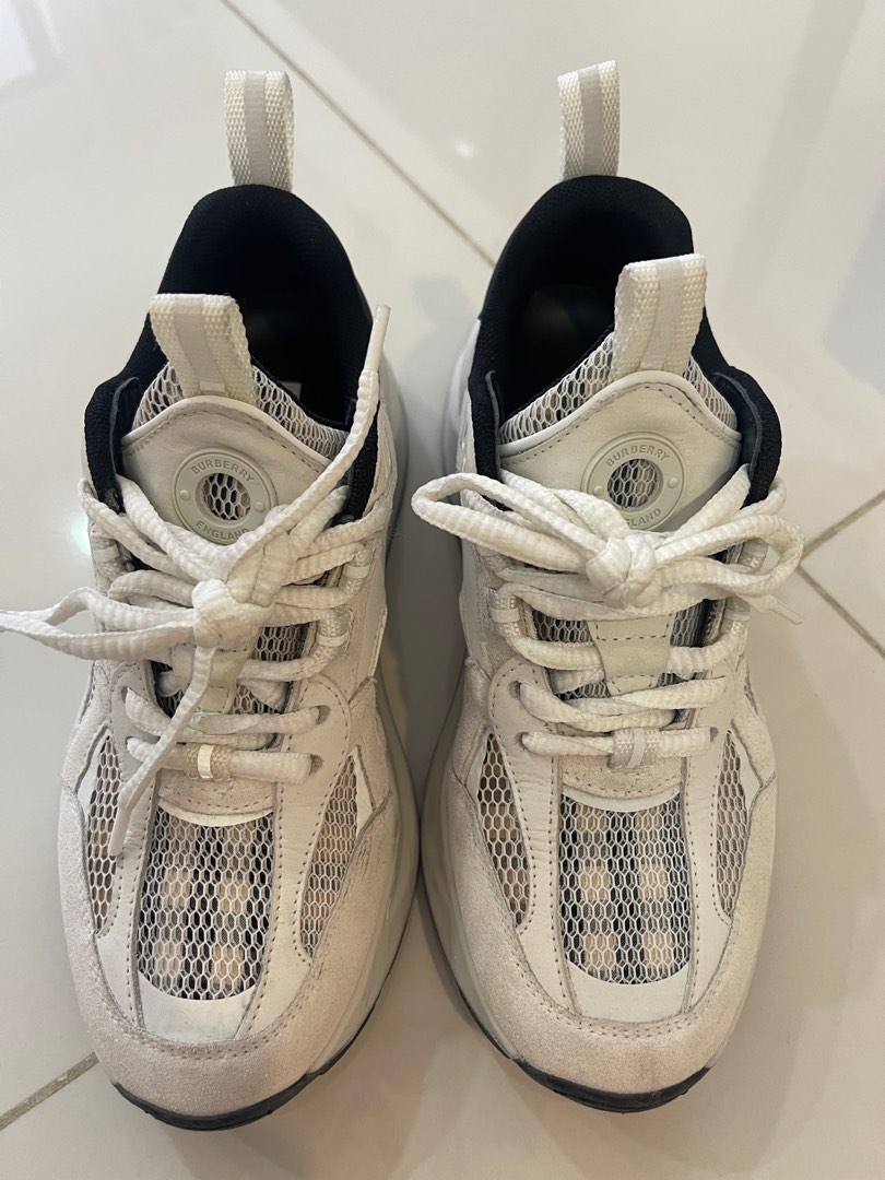 Burberry Women s White Check sneakers