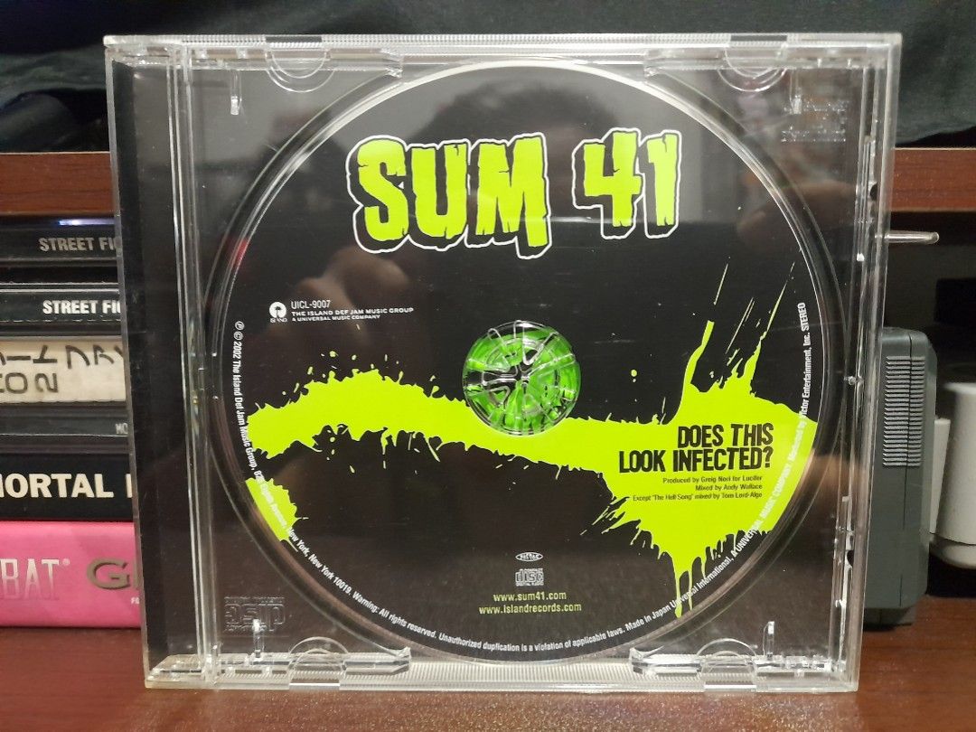 CD Sum 41 - Does This Look Infected pop punk rock alternative (Category: CDs & DVDs) located in Makati City. Submitted by KaTiToYs (Listing ID 1311842823, Image 1). Description: sum 41 - does this look infected??? japan🇯🇵press no inlay CD - NM meet ups: Makati / BGC / Ortigas ship: lalamove /grab.