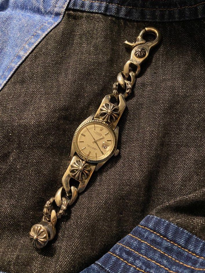 Chrome hearts Rolex bracelet fit for 116520 16520 5513 1601 1803 16610 Carousell