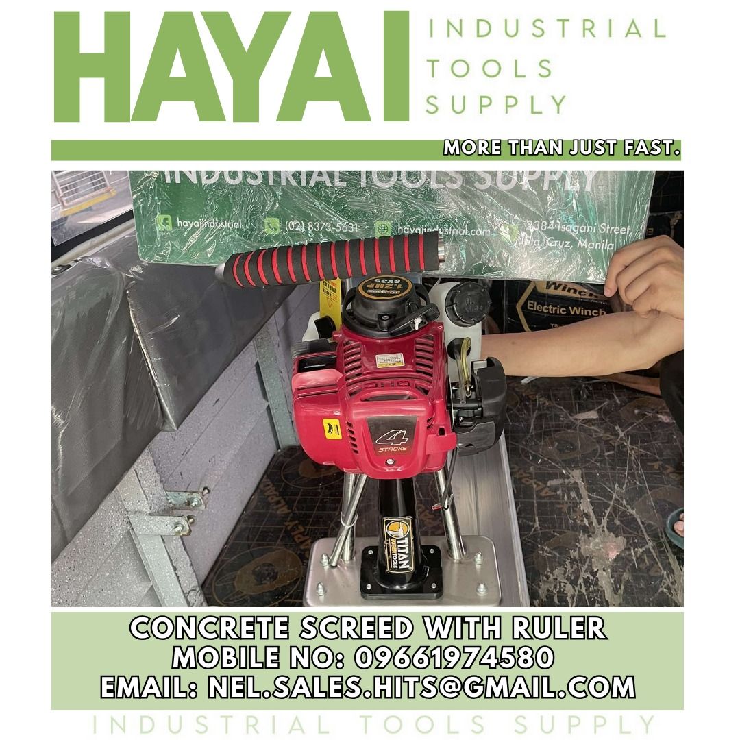 CONCRETE SCREED WITH RULER, Commercial & Industrial, Industrial ...