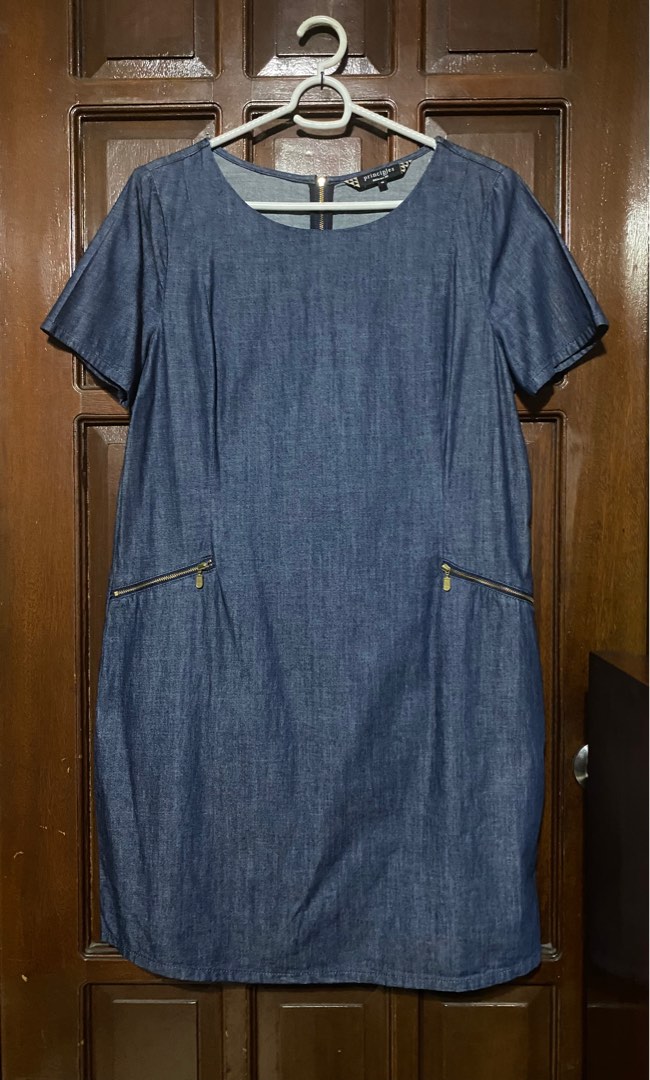 Debenhams denim dress cheap