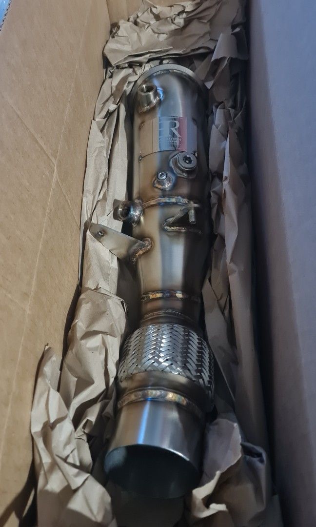 Evolution Racework Catless Downpipe (B48 Engine) (Category: Exhaust) located in Singapore. Submitted by lechaqr (Listing ID 1319984892, Image 1). Description: For 2016 + BMW 230i / 330i & 320i / 430i / 530i & 520i (B48 Engine) Horsepower gains of 9 to 11 whp average (gains will vary based on modifications of your vehicle). Higher Max Horsepower Power Curve Torque gains of 15 wtq average (stock boost) up to over 20 wtq (Software upgrade) (gains wi