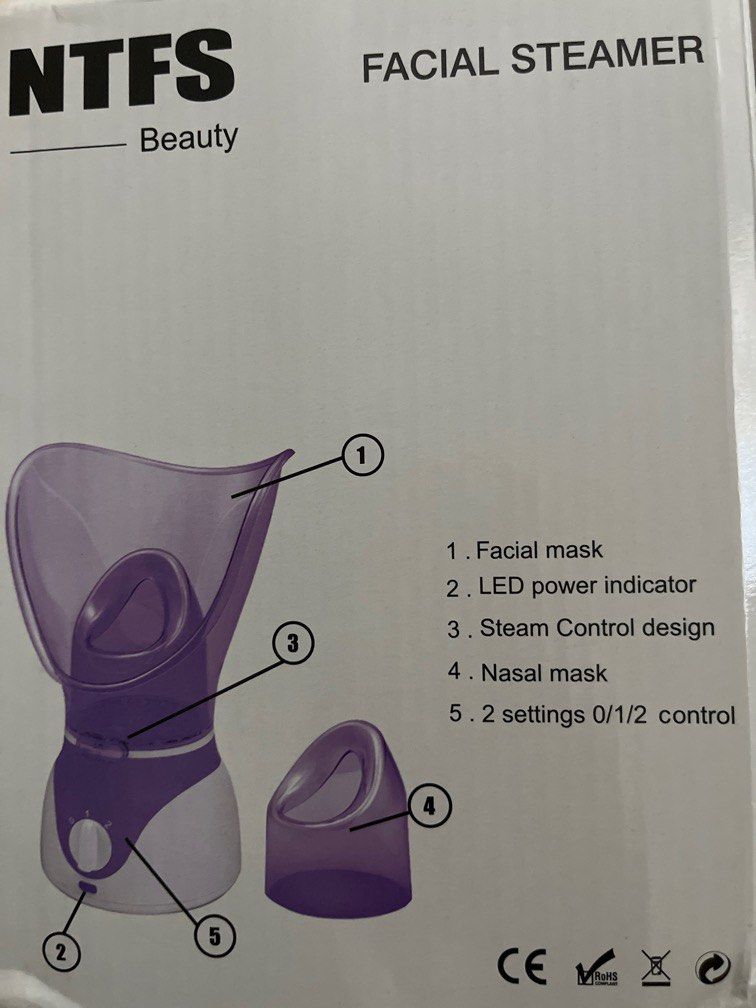 Facial Steamer (Category: Face Care) located in Makati City. Submitted by khdee (Listing ID 1319959026, Image 3). Description: RFS Decluttering Used 2x No issues.