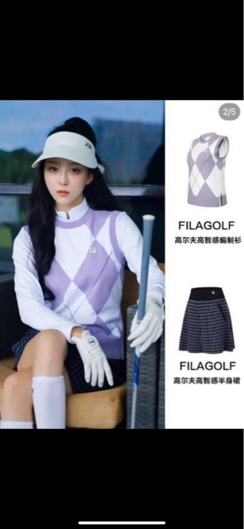 Fila Golf Full Outfit Women s Fashion Activewear on Carousell