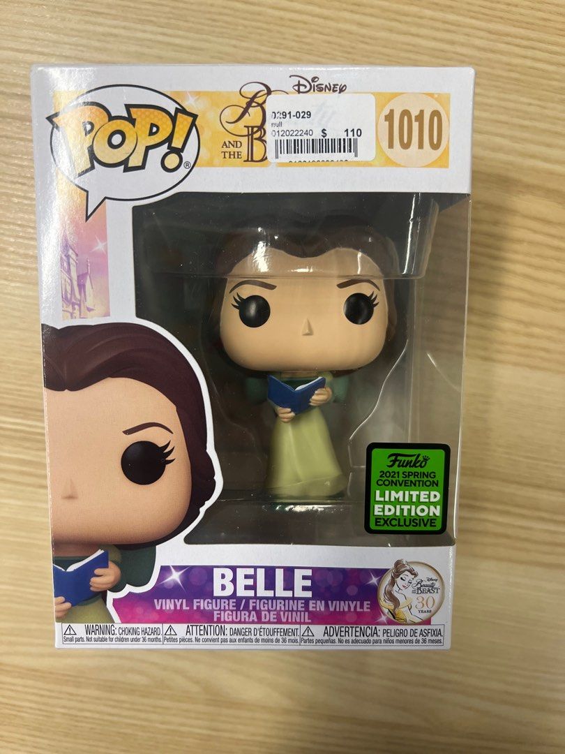 belle green dress funko pop Funko Pop! Disney: 2021 ECCC Funko Shared Exclusive - Beauty and The Beast  30th Anniversary main image 1