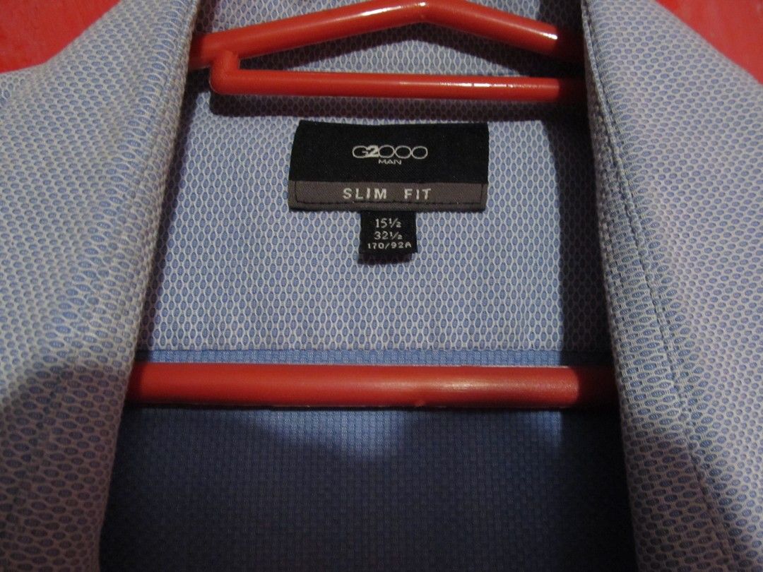 G2000 Baby Blue shirt (Category: Formal Shirts) located in Pateros City. Submitted by trestreschicc (Listing ID 1319922961, Image 3). Description: FOR HOT GUYS ONLY. hugs your muscly bod has that texture on the outside fabric that gives Katniss HG2 catching fire vibes.