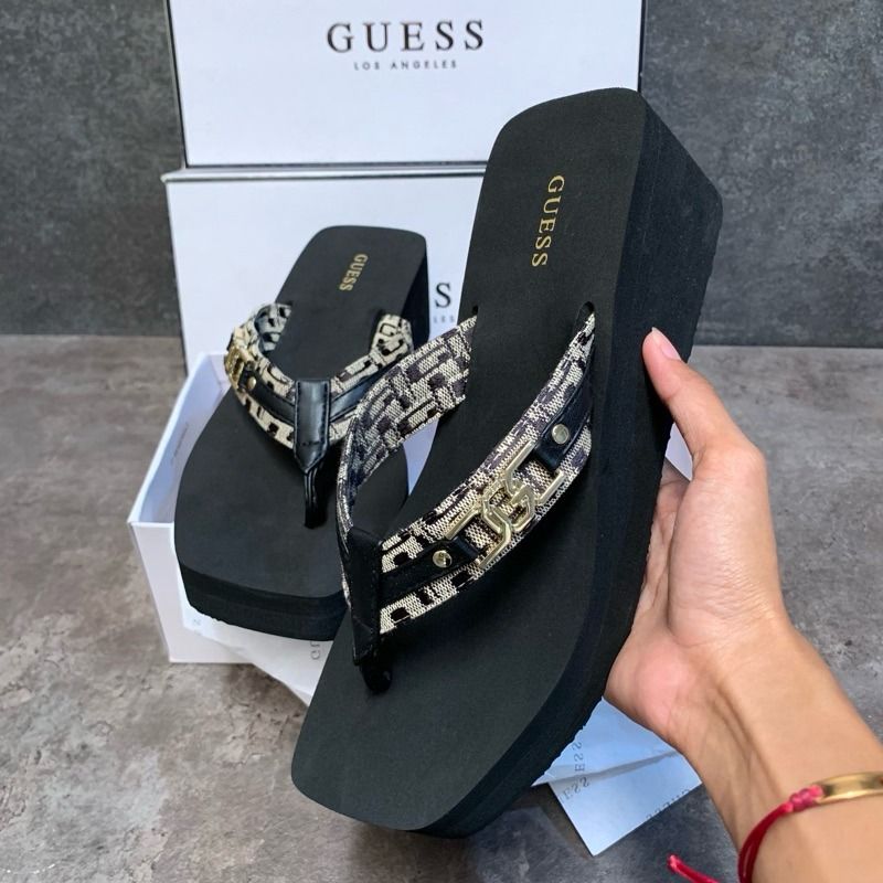 Guess Sandals Guess Wedges Sandal Guess Guess Shoes Sandal Wanita Sandal Wedges Guess Original Fesyen Wanita Sepatu di Carousell