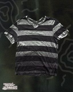 Guess kincaid striped tee clearance