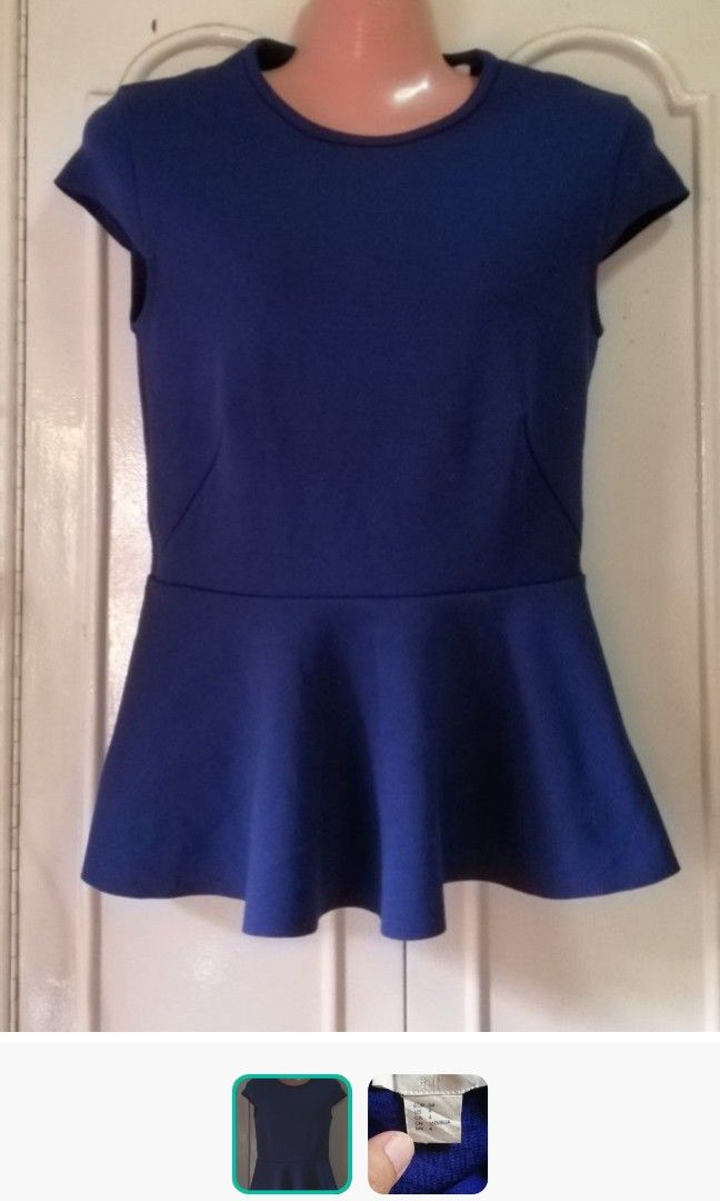 H&m peplum top best sale
