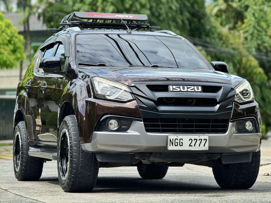 Isuzu Mu-X RZAE 1.9L Turbo Diesel Auto (Category: Used Cars) located in Caloocan City. Submitted by geloud (Listing ID 1223453453, Image 1). Description: 2020 Acquired / Released Isuzu Mu-X RZAE - Blue Power 1.9L Diesel Engine 4x2 Push to Start Automatic Transmission Ice Cold AC Fresh In and Out 9” Android Head Unit Second Row Ceiling Monitor Wireless Charging Phone Mount 8pax Capacity Leather Seats Foldable Third Row Heavy Duty Roof Rack System 