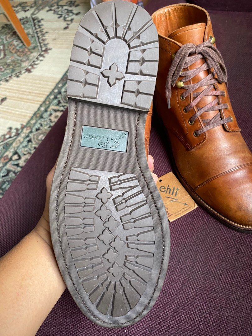 J Crew Kenton Cap toe Boots Size 10 fits 10.5 11US Men s Fashion Footwear Boots on Carousell