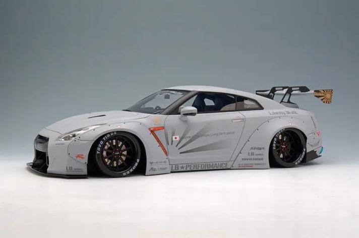Liberty Walk LB*Works R35 GT-R GT Wing Version - Matt Light Grey ...