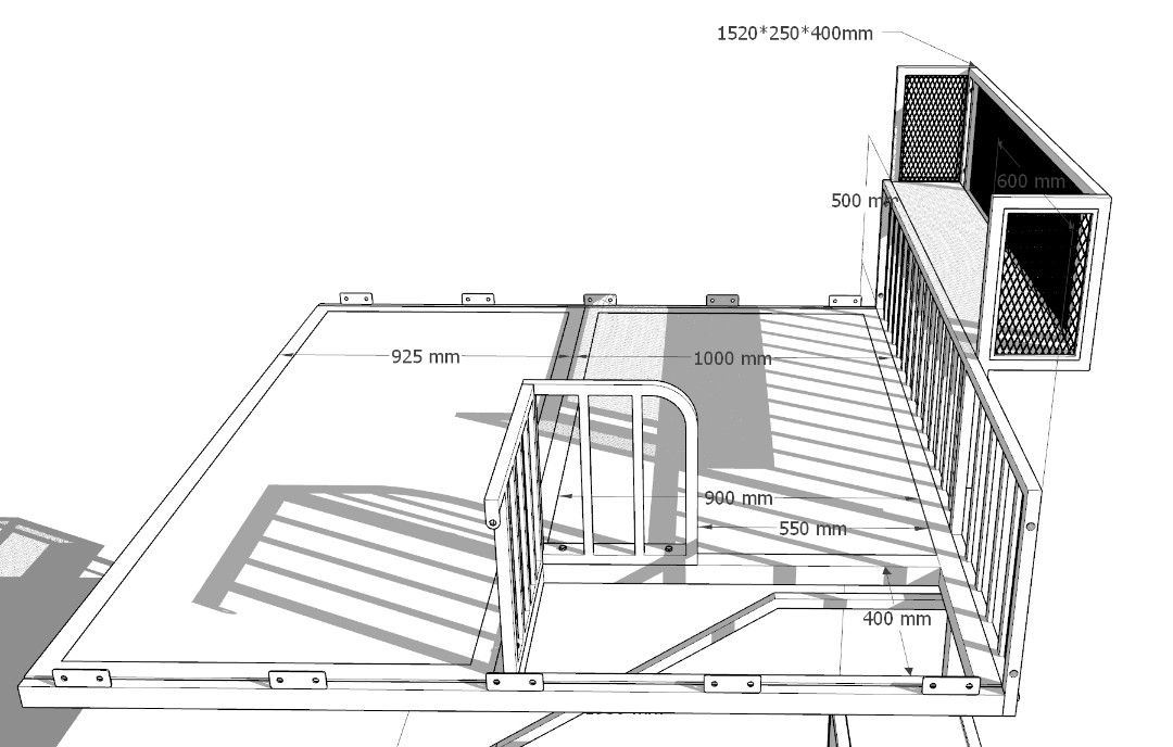 Loft bed /Loft platform customize singapore, Furniture & Home Living