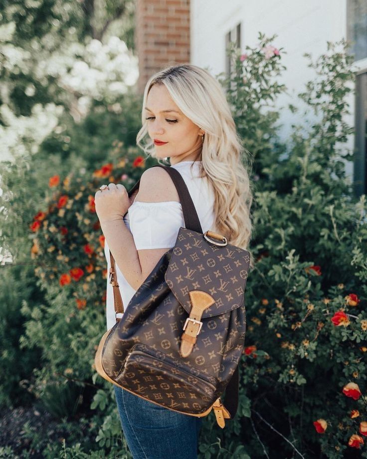 Louis Vuitton Large Backpack Monogram Montsouris GM Luxury Bags Wallets on Carousell