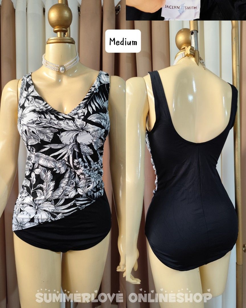 M Jaclyn Smith One Piece Swimsuit Women s Fashion Swimwear Bikinis Swimsuits on Carousell