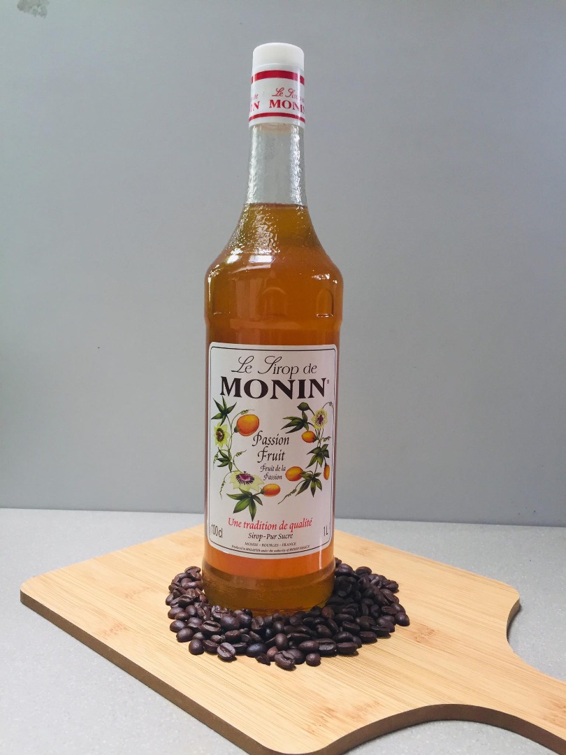 Monin Passionfruit Flavored Syrup 1Liter, Food &amp; Drinks, Beverages on ...