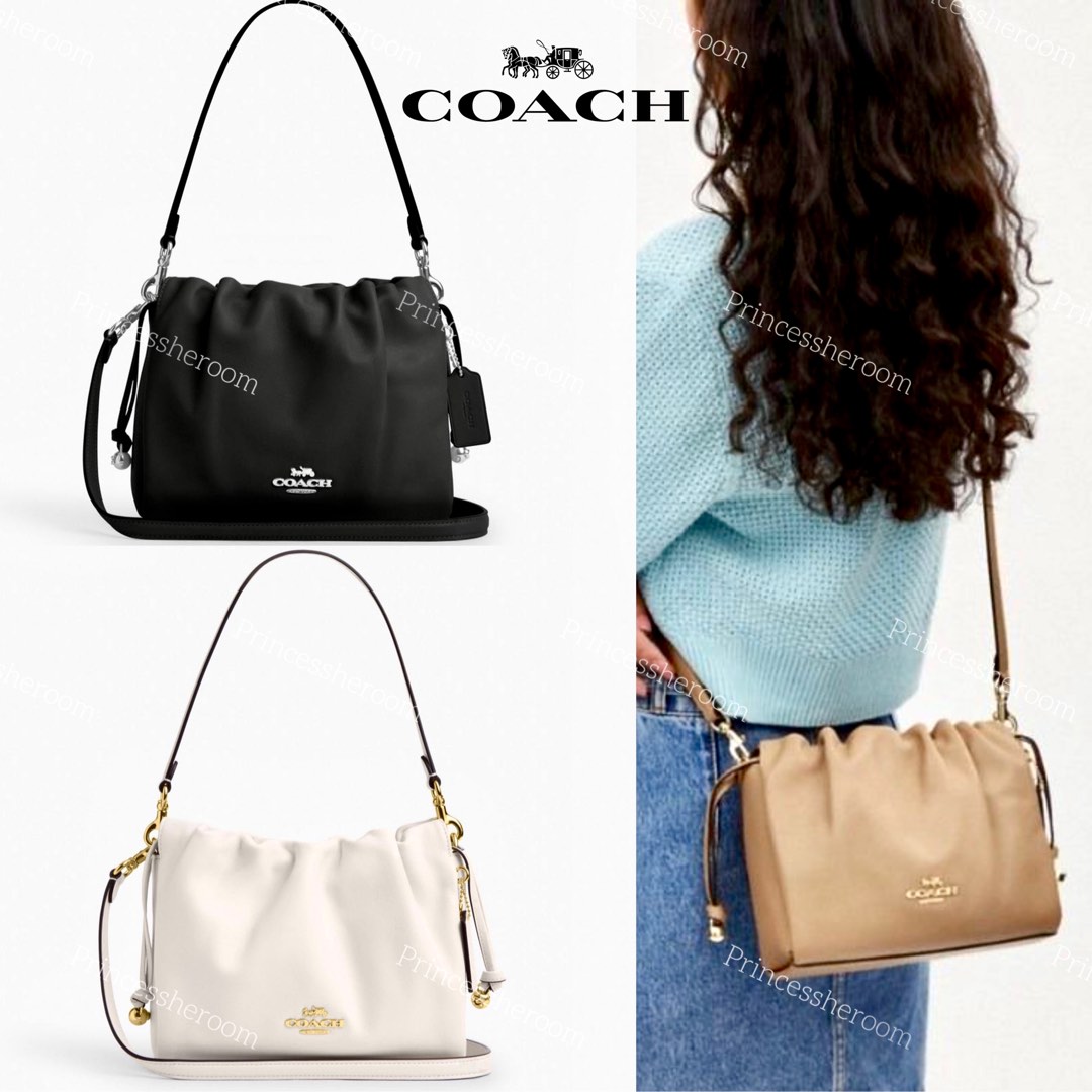 New Coach Original CT763 Faye Cloud Shape Drawstring Crossbody Bag Women Crossbody Sling Bag with Full Set of Coach Package Luxury Bags Wallets on Carousell