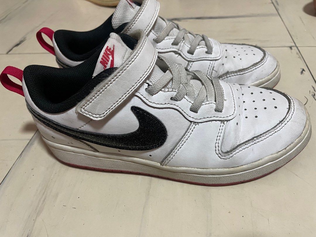Nike white strap shoes for girls 3Y Babies Kids Babies Kids Fashion on Carousell