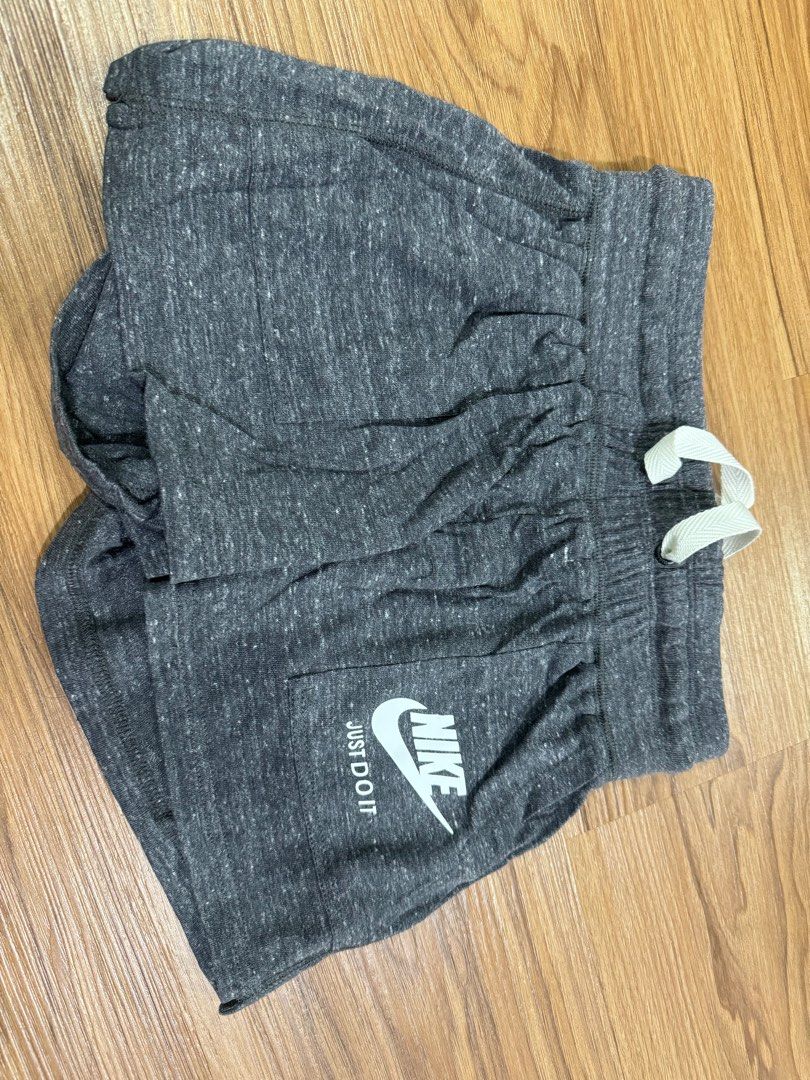 grey nike shorts womens cotton