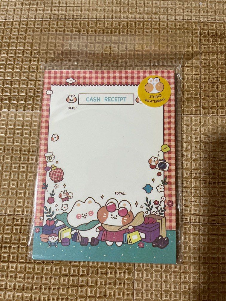 Notepad (Category: Stationery & School Supplies) located in Singapore. Submitted by meowmee_ (Listing ID 1320026900, Image 3). Description: each set comes with 50 sheets, if you buy more than 3, i will give a random glitter highlighter .