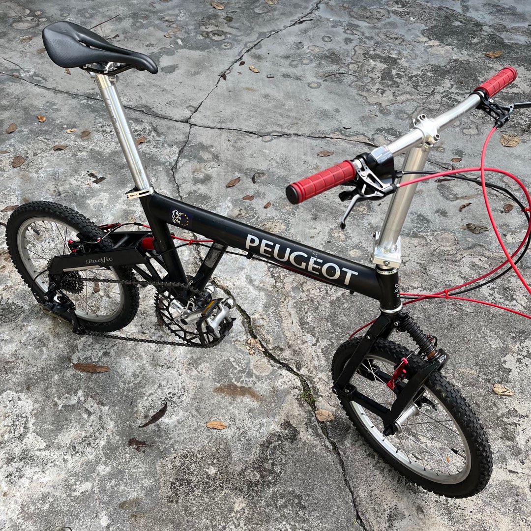 Peugeot Pacific Birdy 1 Bd 1 Birdy Classic Folding Bike Foldable Bicycle Sports Equipment Bicycles Parts Bicycles on Carousell