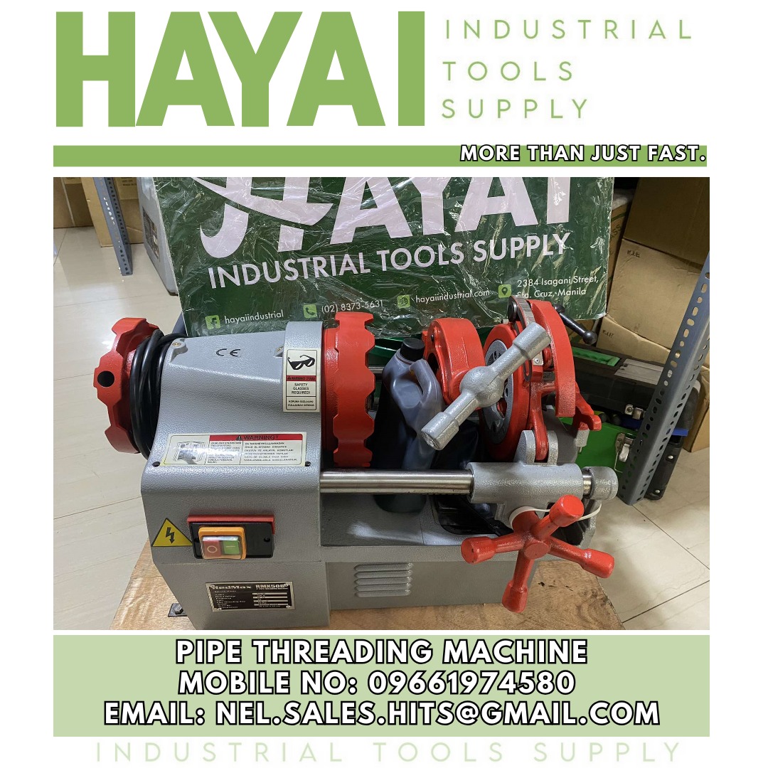 PIPE THREADING MACHINE, Commercial & Industrial, Industrial Equipment ...