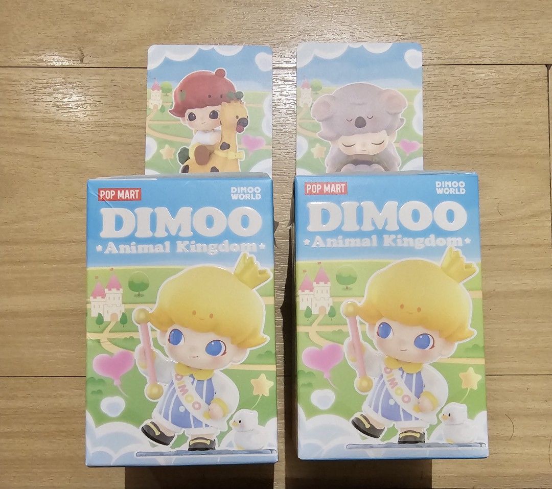 Pop Mart Dimoo - Animal Kingdom (Category: Designer & Blind Box Toys) located in Quezon City. Submitted by jcvonpossel (Listing ID 1319900151, Image 1). Description: Pop Mart Dimoo - Animal Kingdom Sleepy Koala - SOLD Foodie Giraffe 550 each With box and card. Box opened, item sealed. Selling extras. Location: Quezon City Can be delivered via Lalamove or Grab, buyer's expense. Payment thru bank transfer (BDO, Metrobank) or COD..