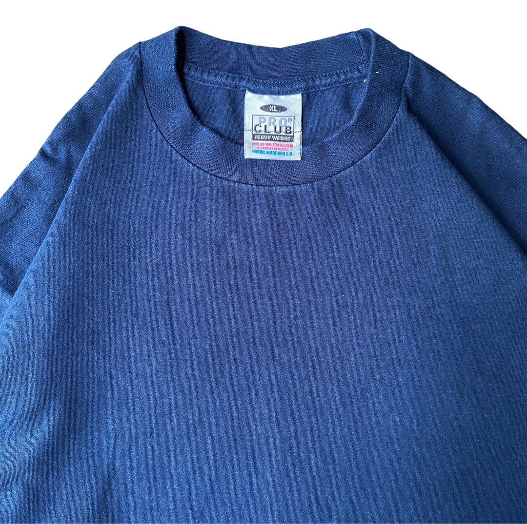 PRO CLUB HEAVY WEIGHT LONG SLEEVE (Category: Tshirts & Polo Shirts ) located in Cabanatuan. Submitted by roundtwothrift (Listing ID 1319952652, Image 2). Description: PRO CLUB HEAVY WEIGHT LONG SLEEVE Excellent Condition PRO CLUB TAG Size: XL (Measurements) 23 in pit to pit) 29 in (shoulder to hem) DM TO PURCHASE.