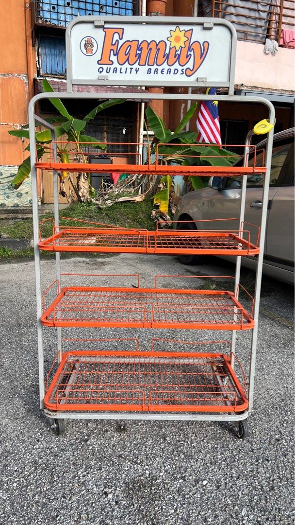 Rack Roti With Wheels (Rak Roti), Furniture & Home Living, Furniture ...