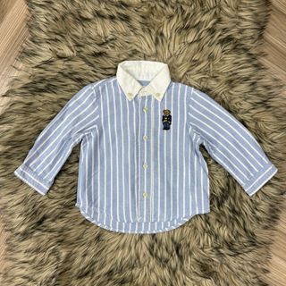 Ralph Lauren Striped Cotton Polo Shirt Babies Kids Babies Kids Fashion on Carousell