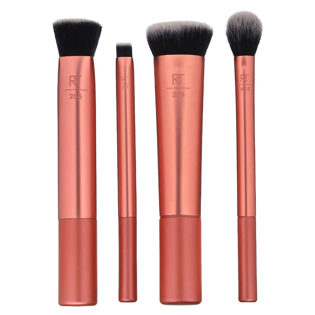 Real Techniques, Flawless Base Set, 5 Piece Set (Category: Makeup) located in Las Pinas. Submitted by chicchateaumnl (Listing ID 1319968482, Image 3). Description: Description Face For Foundation + Concealer Bonus Brush Storage 100% Vegan Cruelty Free Contour + Detailer + Buffing + Square Foundation Buff | Cover | Layer Create seamless canvas that's ready for your custom look. Contour brush: Gently tapered bristles Soft focus powder contour appli