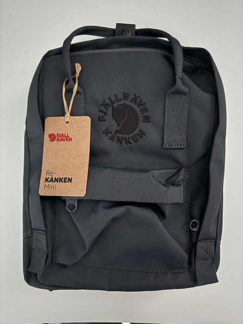 Re Kanken Mini Slate Women s Fashion Bags Wallets Backpacks on Carousell