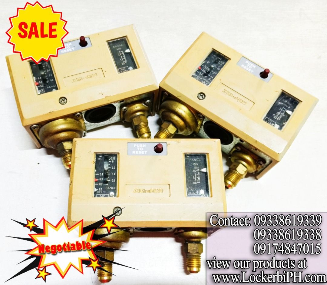 Saginomiya Pressure Switch from Japan (Category: Industrial Equipment) located in Quezon City. Submitted by lockerbi2014 (Listing ID 1319911080, Image 1). Description: We also have: *Farm Tractor *Mini Backhoe *Skid Loader *Welding Machine *Tower Light *Welding Genset *Waterpump *Motor *Gear Motor *Hydraulic Pump *Hydraulic Cylinder *Hydraulic Jack *Tools *Lathe Machine *Milling Machine *Drill Press *Press Brake *Shearing Machine, Amada Hacksaw a