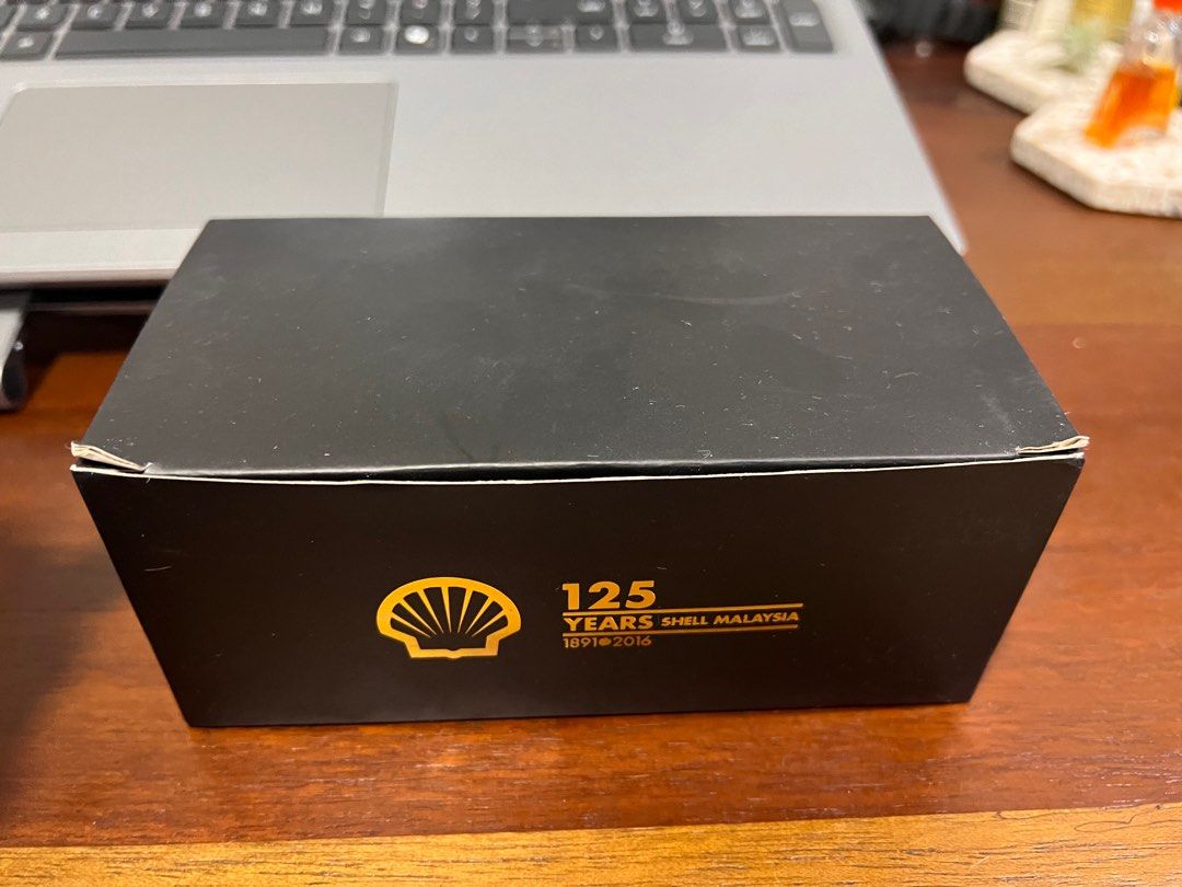 Shell collectible 125 years anniversary heritage metal container tanker ...