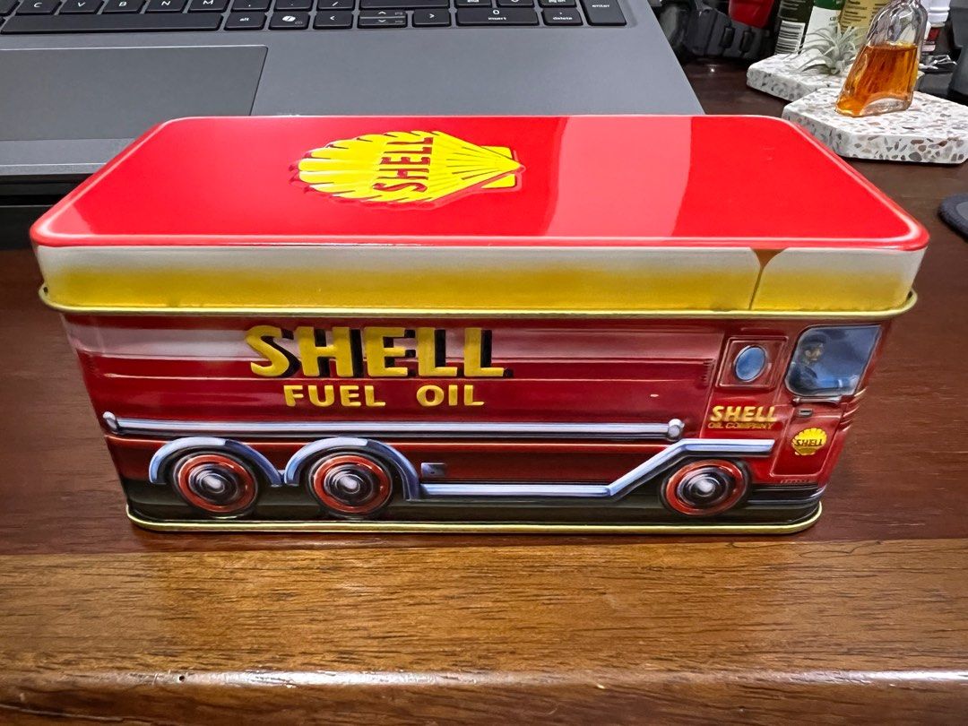 Shell collectible 125 years anniversary heritage metal container tanker ...