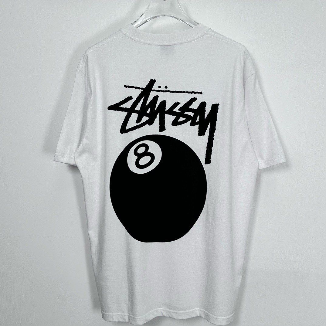 STU 24SS 8 BALL PIGMENT DYED TEE 經典8號球短袖T恤
