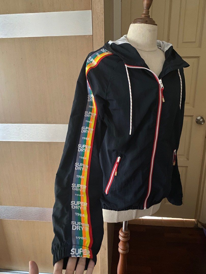 Superdry rainbow coat 2025