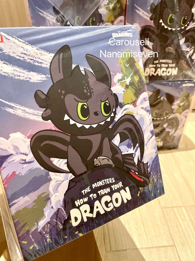 THE MONSTERS 馴龍高手 黑色 白色 How to Train Your Dragon LABUBU 盲盒 pop mart popmart 泡泡瑪特 盲盒 手辦 公仔