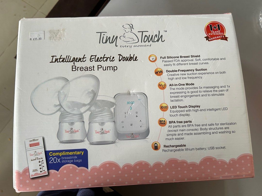 Tiny touch (Category: Breastfeeding & Bottle Feeding) located in Bandar Pusat Jengka. Submitted by geroboksara_ (Listing ID 1319932676, Image 3). Description: Tiny touch breast pump for sale, condition mcm dalam gambar. Suction semua okay. .