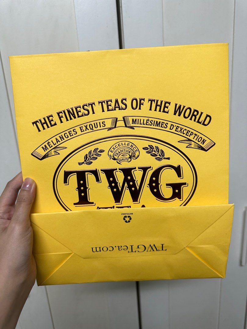 TWG PAPER BAG, Luxury, Bags & Wallets on Carousell