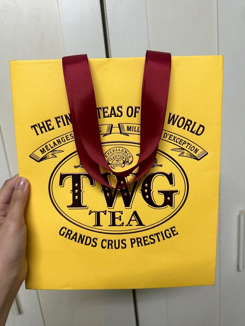 TWG PAPER BAG, Luxury, Bags & Wallets on Carousell