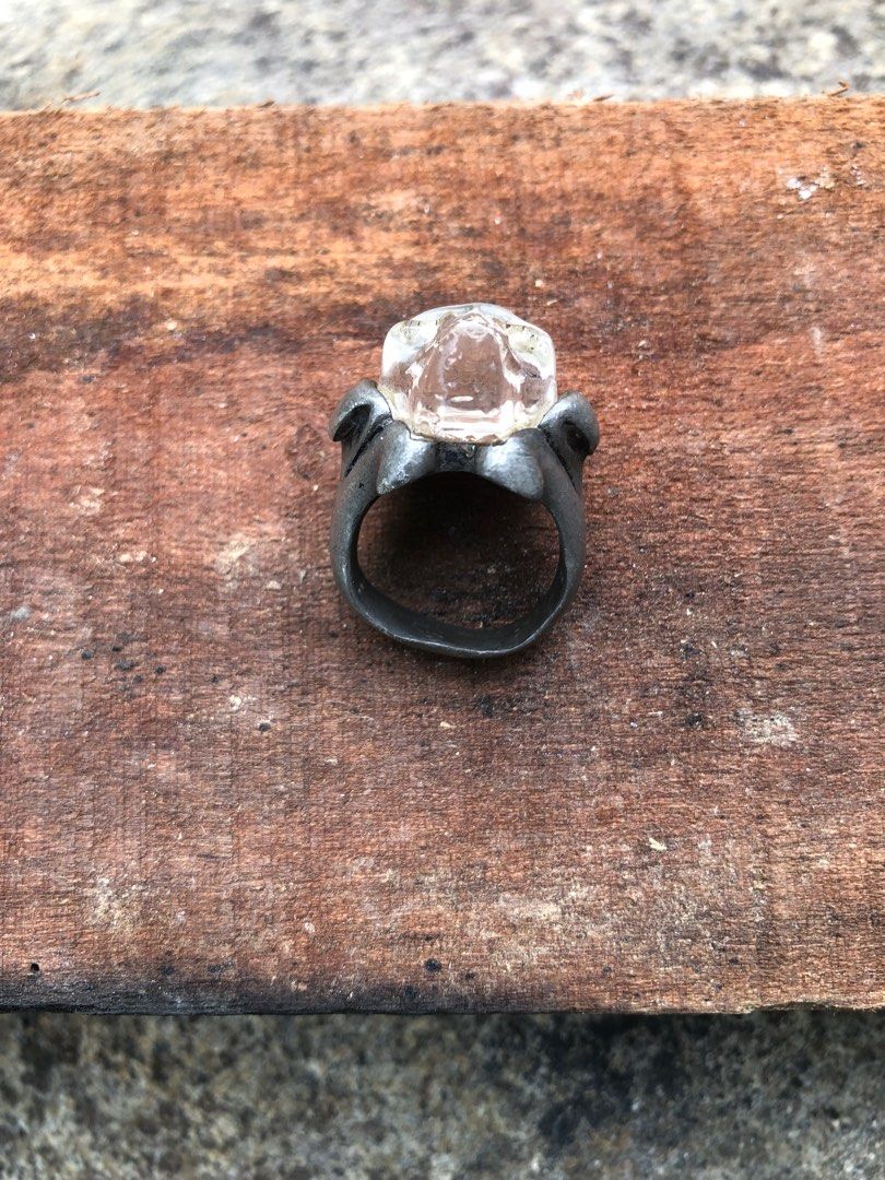 Pewter skull ring deals