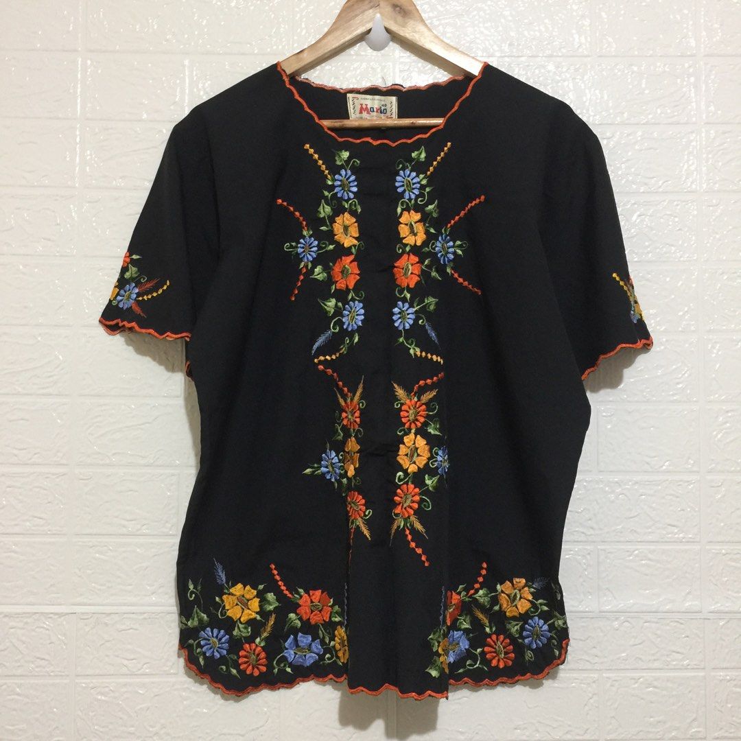 VINTAGE BOHO BLOUSE XL XXL Women s Fashion Tops Blouses on Carousell