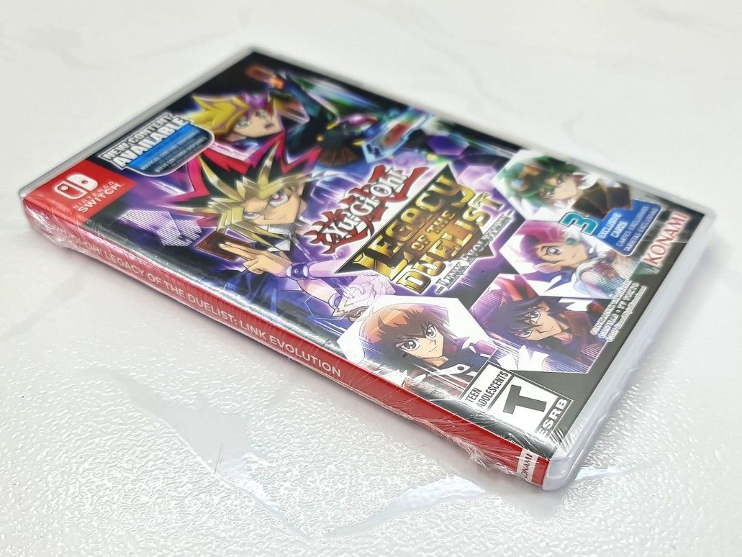 Yu-Gi-Oh! Legacy of the Duelist : Link Evolution c/w 3 Exclusive Cards *Brand New and Sealed* (Teen / Konami / Card/Deck Building Strategy CG Battle) Nintendo Switch Video Game, Video Gaming, Video Yu-Gi-Oh! Legacy of the Duelist : Link Evolution c/w 3 Exclusive Cards *Brand New and Sealed* (Teen / Konami / Card/Deck Building Strategy CG Battle) Nintendo Switch Video Game, Video Gaming, Video