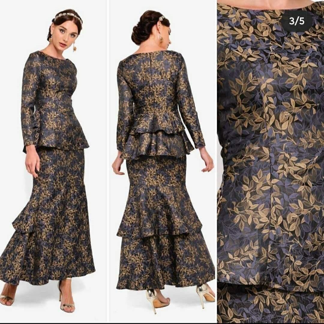 Zalia jacquard peplum kebaya sale