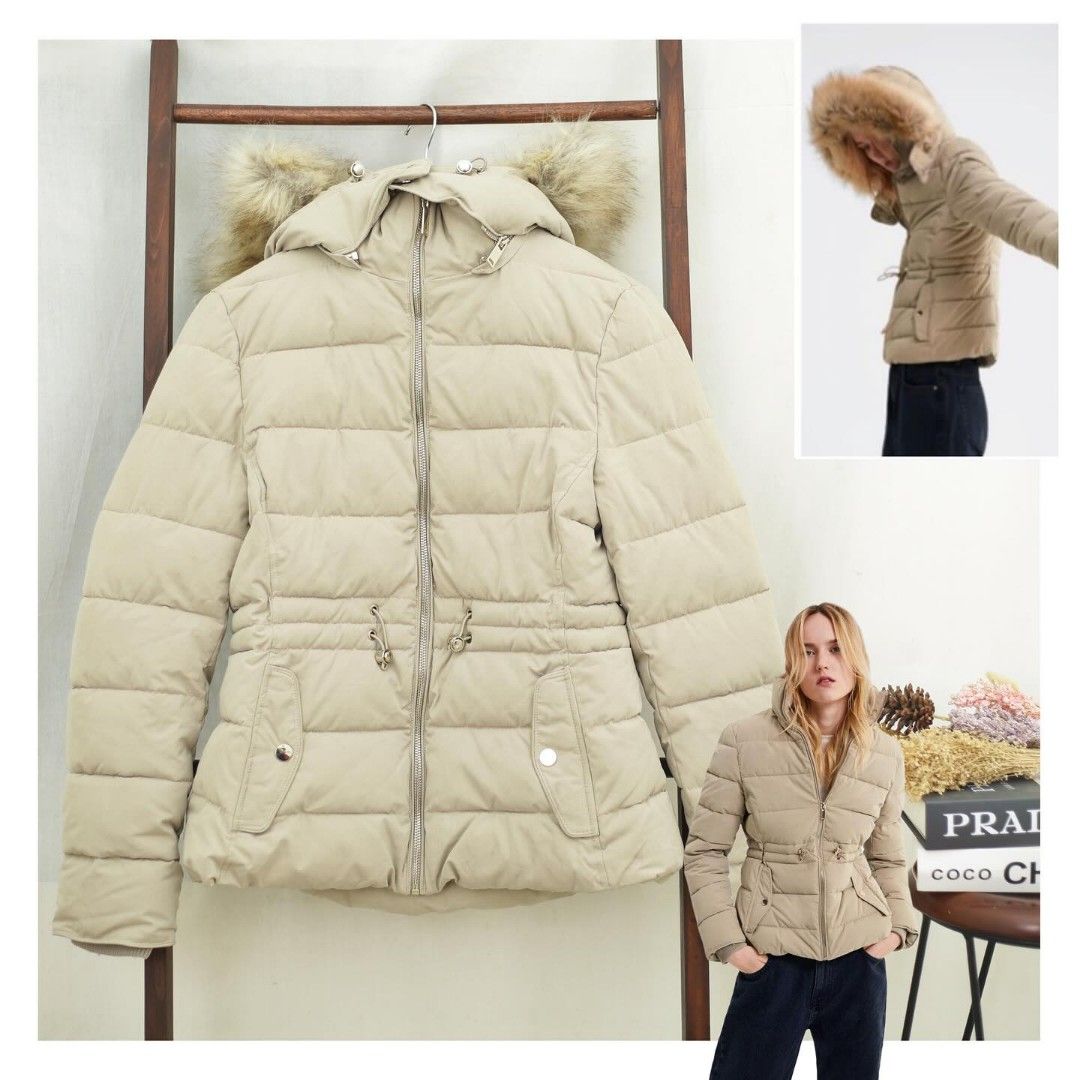 SOLD OUT ZARA Winter Water Resistant Hooded Puffer Jacket