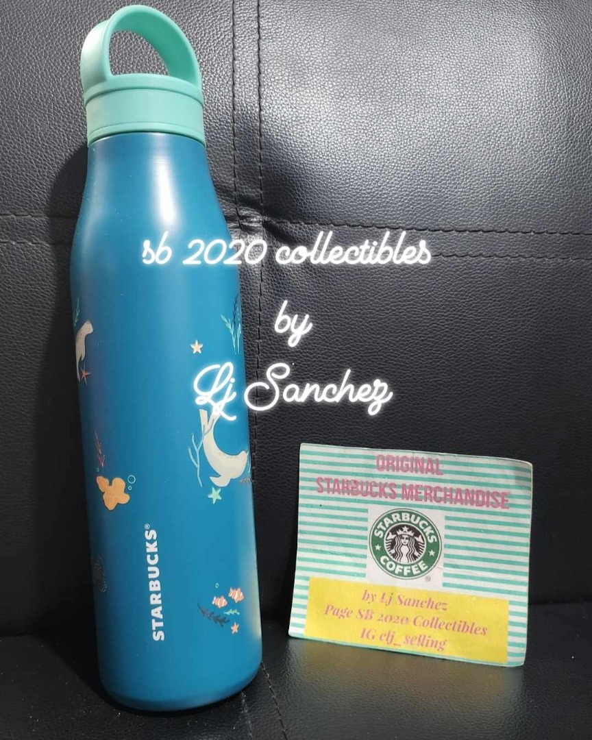 2025_Starbucks 20oz Stainless Steel Water Bottle Siren & Animal Friends