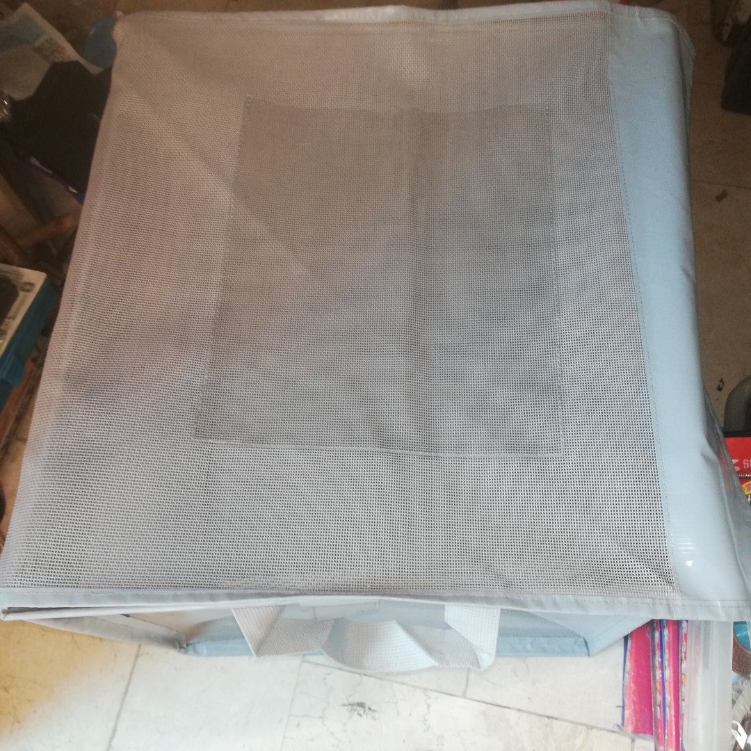 3pcs clothes hampers (Category: Laundry Baskets) located in Paranaque City. Submitted by 4thestate.surplusan (Listing ID 1320075944, Image 3). Description: take all for 900 php, laundry baskets.50cm x 50 cm, w cover.if retail, 400per pc.