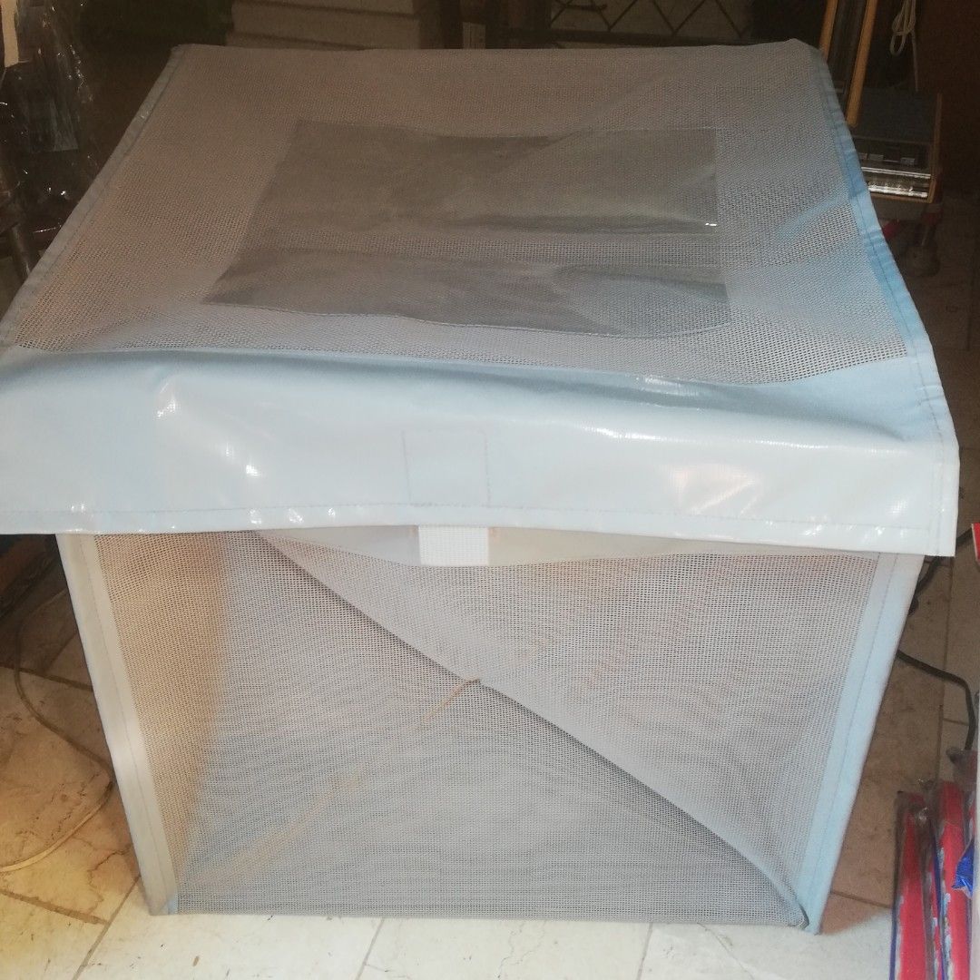 3pcs clothes hampers (Category: Laundry Baskets) located in Paranaque City. Submitted by 4thestate.surplusan (Listing ID 1320075944, Image 1). Description: take all for 900 php, laundry baskets.50cm x 50 cm, w cover.if retail, 400per pc.
